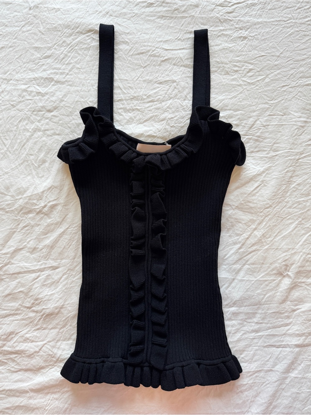 Cinq a’Sept Black Super Stretch Top, XS